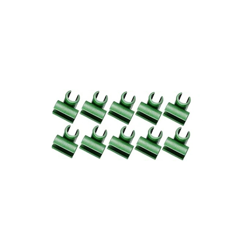10 PCS Universal Plastic Clips Plant Support Fixed Connector Pillars Gardening 11mm Fixed Bracket Climbing Pergola Connector: Gold