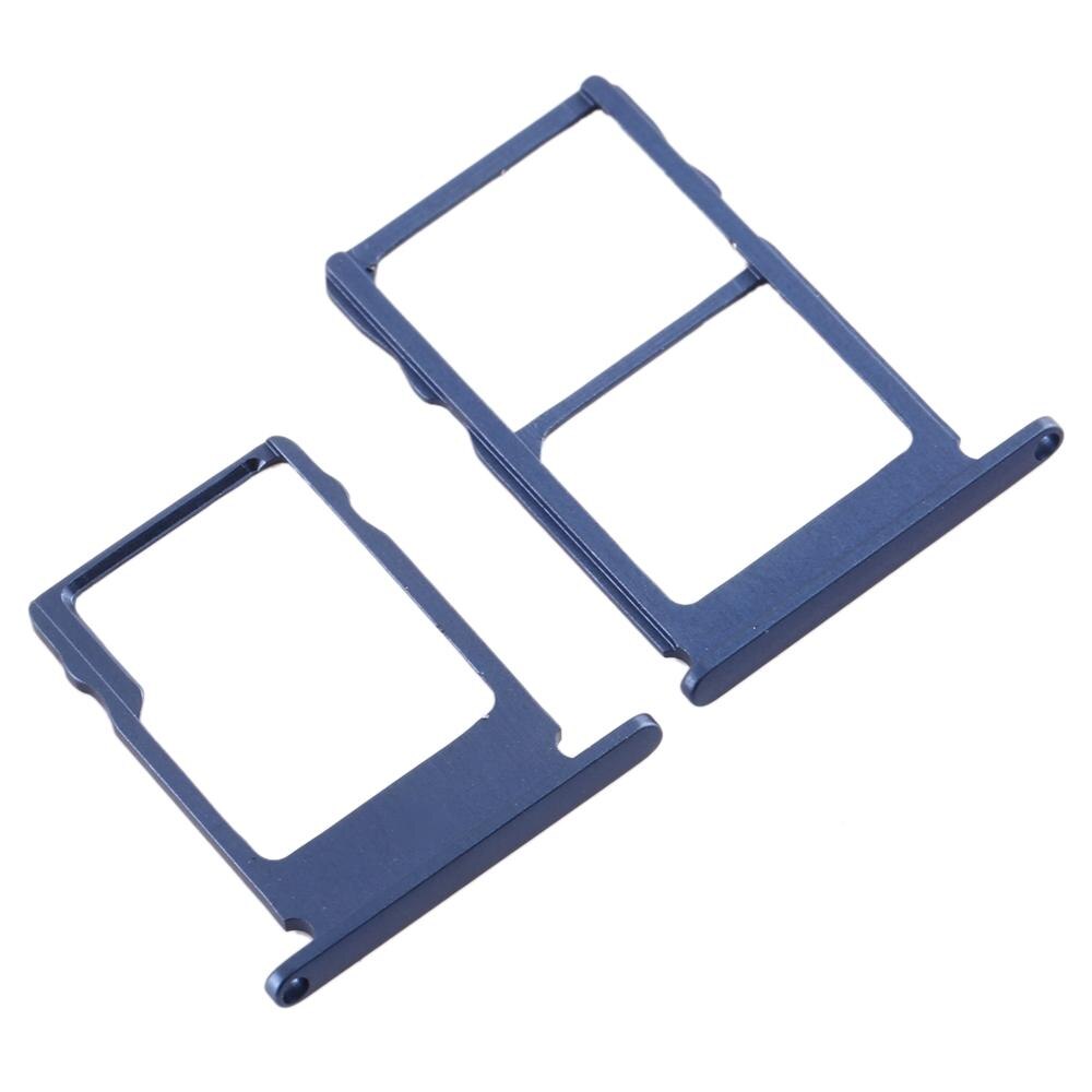 SIM Card Tray + SIM Card Tray + Micro SD Card Tray for Nokia 5 / N5 TA-1024 TA-1027 TA-1044 TA-1053: Blue