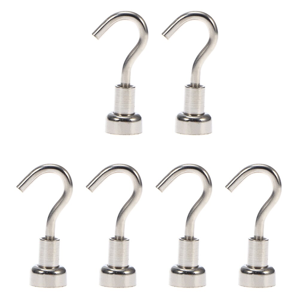 Ganchos magnéticos resistentes para almacenamiento y organización, accesorios de cocina para el hogar (D10), 6 uds.: D10