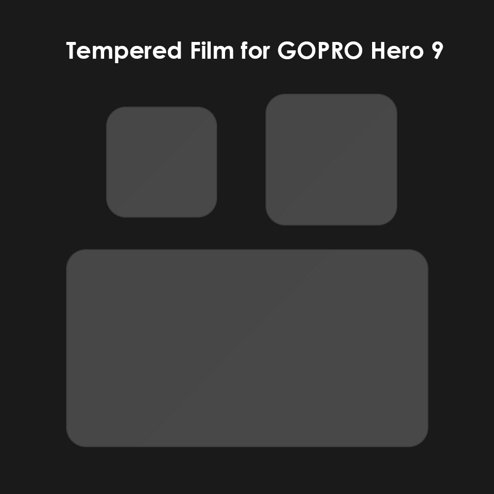 6 Stks/set Huisdier Film Voor Achter Screen Lens Protectors Voor Gopro Hero 9 Hero9