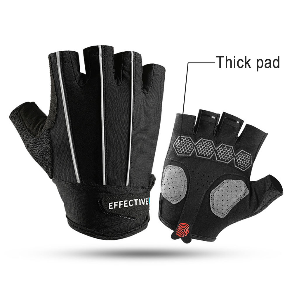 Fiets sport handschoenen heren halve vinger fiets handschoenen -slip -zweet gel fiets handschoen schok mtb anti-schok fiets sport handschoenen