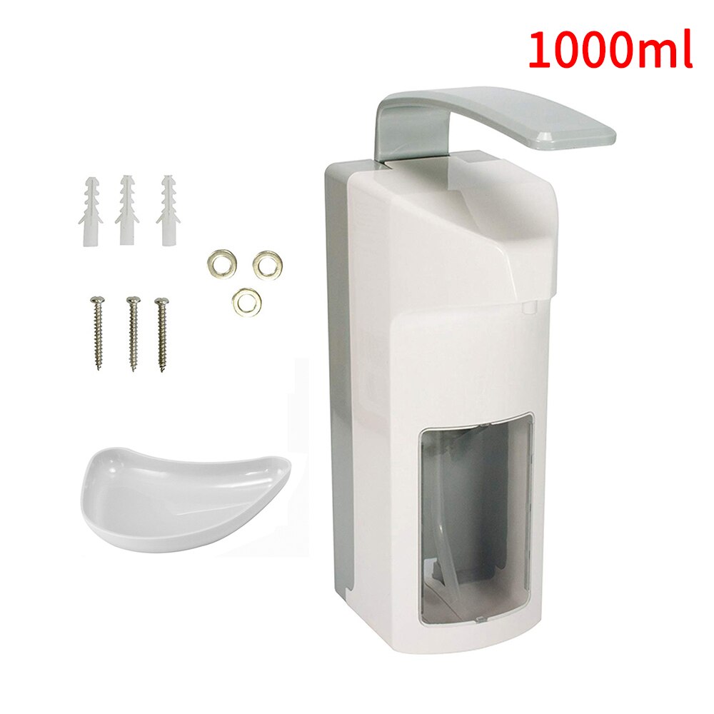 Elbow Press Hand Sanitizer Soap 1000ml Kitchen Disinfectant Spray Dispenser Liquid Soap Dispenser For Bathroom Toilet Hotel: 1000ML Type 2