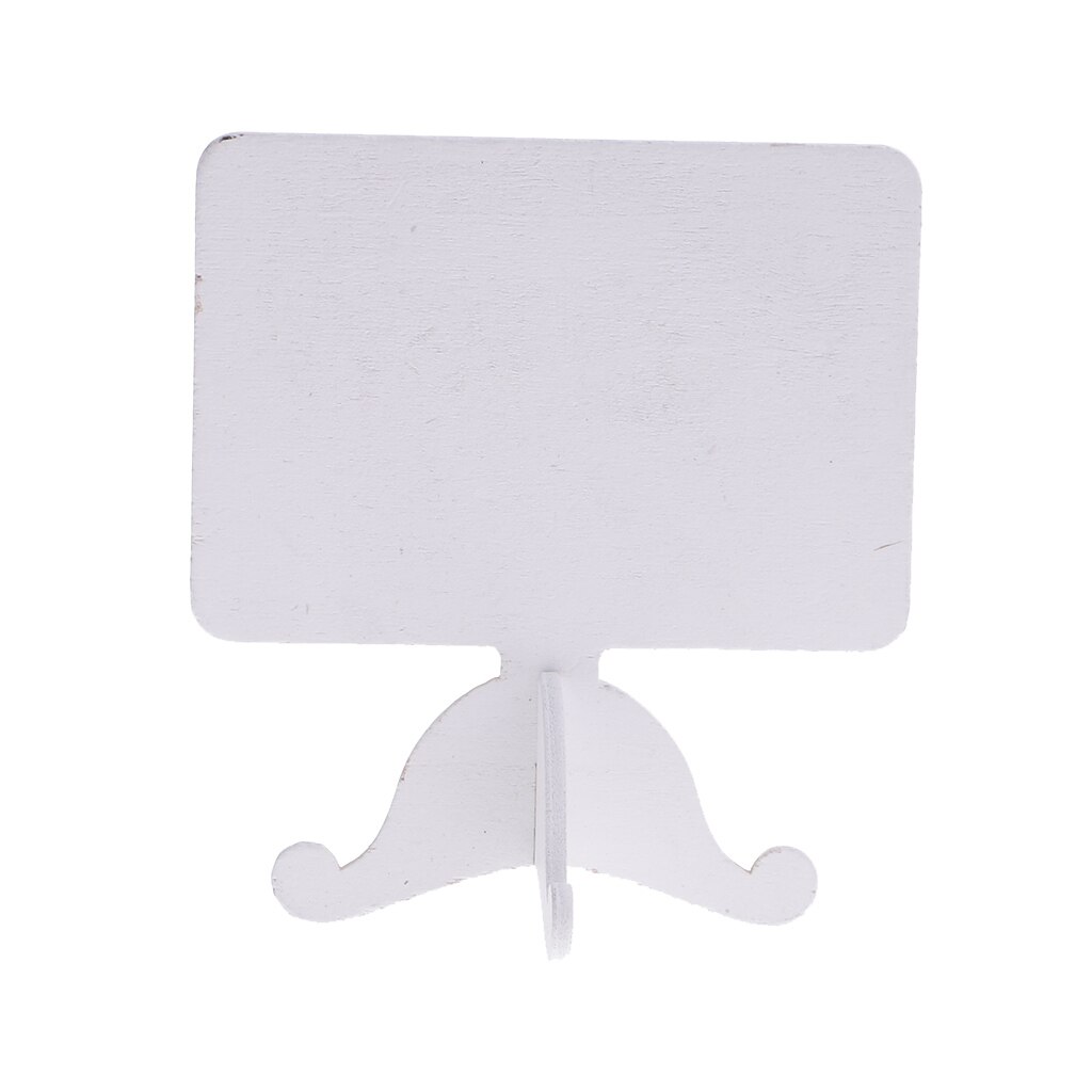 10 Stuks Houten Schoolbord Wedding Tafel Nummer Teken Met Base Voor Voedsel Display Labels Bruiloft Tafel Nummers Gast Naam Gunsten