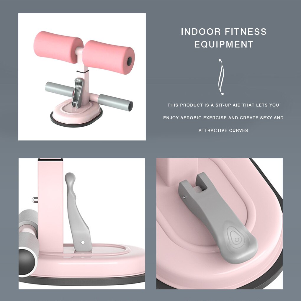 Sit Up Assistant Abdominal Core Workout Sit Up Bar Fitness Sit Ups Exercise Equipment Portable Suction Sport Home Gym