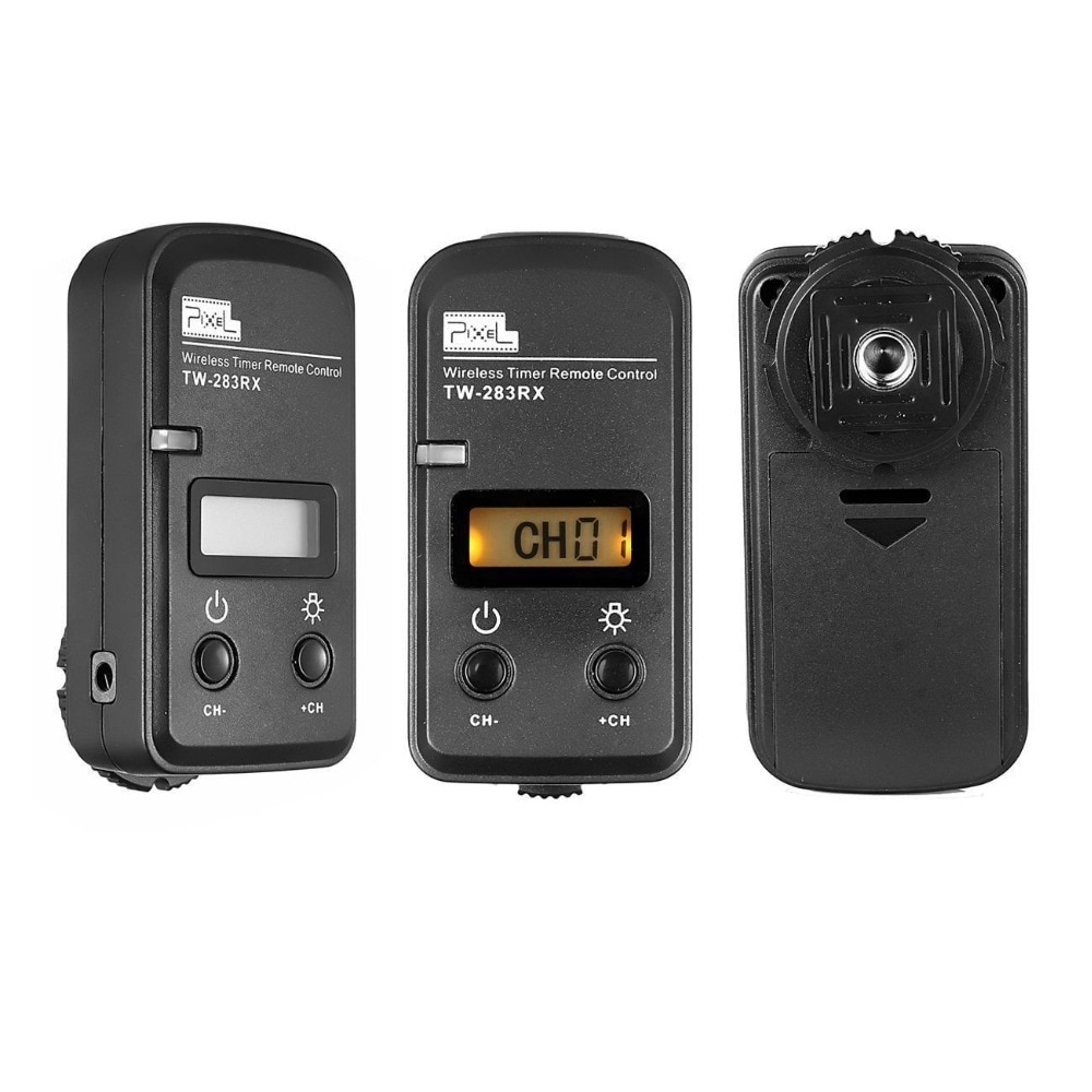 Pixel TW-283 N3 inalámbrico temporizador de Control remoto para Canon 7D 5D Mark ii 1D 6D 7D2 5D3 50D 40D 30D 10D 1D-x Cámara obturador