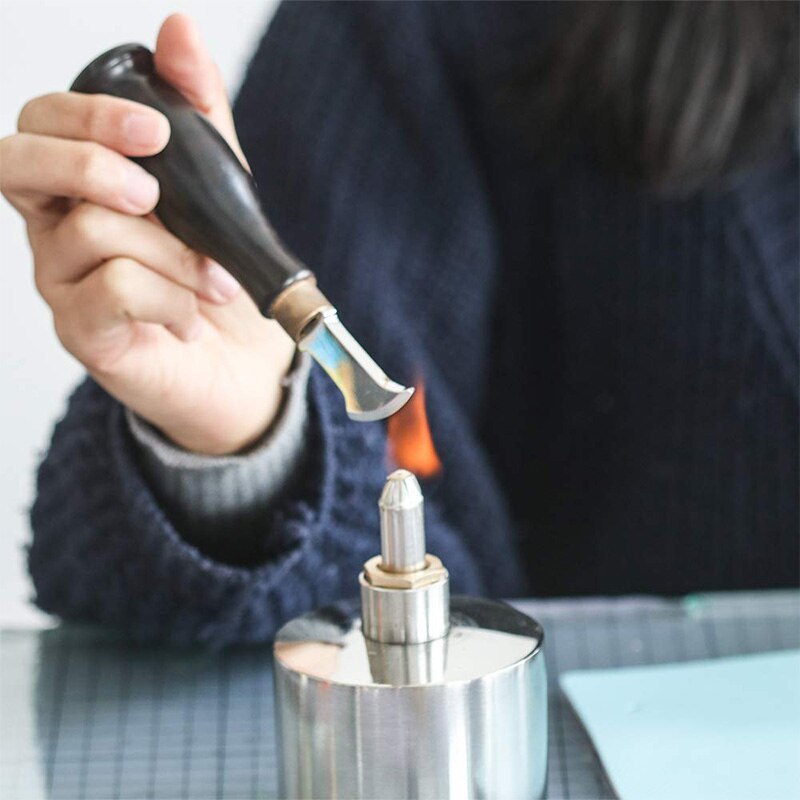 Leather Edge Creaser Leather Edge Creasing Tool, Edge Marking Leather Craft Black Wood Handle Tools,3 Packs(1.5+2+2.5mm)