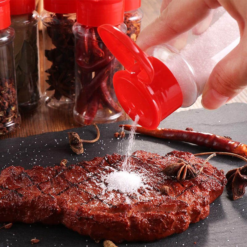 10/12/20 st 100ml plast kryddor salt peppar shakers kryddor grill kryddor burk cruet behållare kök kryddor flaska