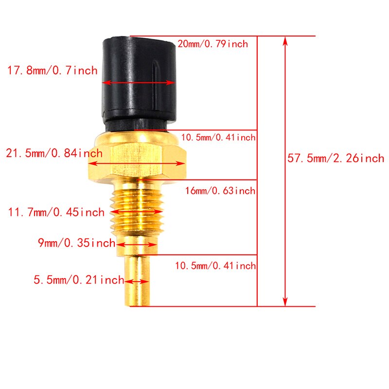 Capteur de température de l'eau de radiateur, pièces de moto pour HONDA CBR600F CBR600RR CBR1000RR CBR1100XX F4i CBR1100