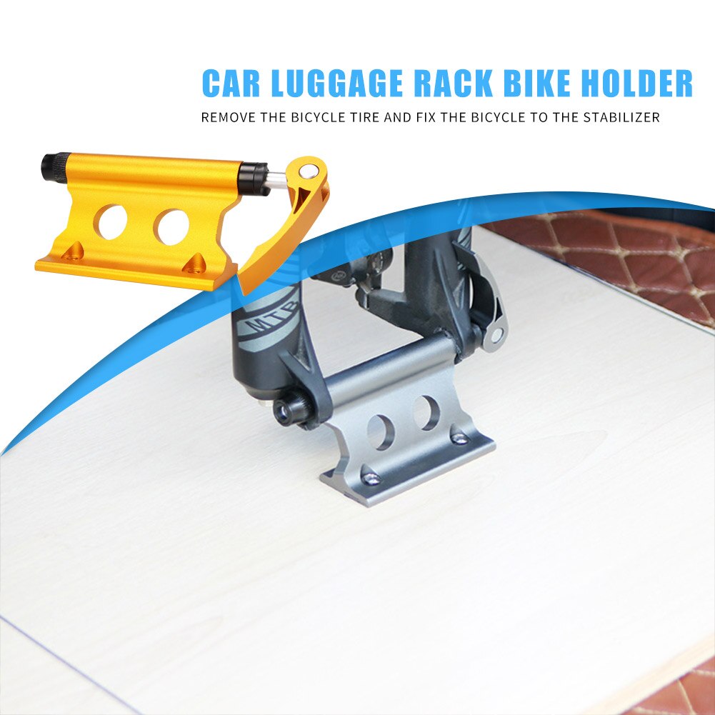 Mtb Weg Mountainbike Voorvork Standhouder Draagbare Fiets Quick Release Vaste Klem Voor Auto Travelling Rijden Levert