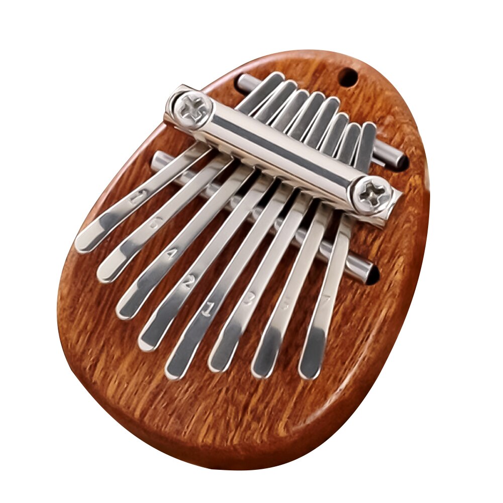 Mini Piano de pulgar de 8 teclas, instrumento Musical de Marimba, dedo de África, colgante,
