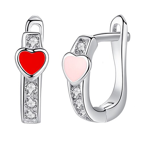 Natale 925 Sterling Silver smalto trifoglio coccinella ape orecchini per le donne ragazze bambini bambini gioielli di moda regalo Bijoux: ETYE3252