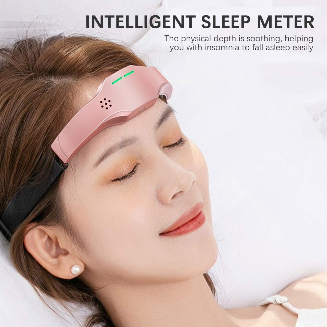 Elektrische Head Massager Slaap Monitor Migraine Relief Massager Therapie Release Stress Slaap Therapie Oplaadbare Apparaat