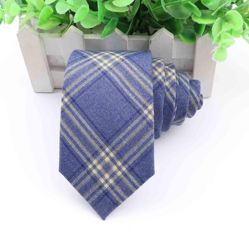 Slips klassisk herre plaid slips formelt slid jakkesæt sløjfer slips mandlige tr stof tynd slank farverig halsbånd: 11