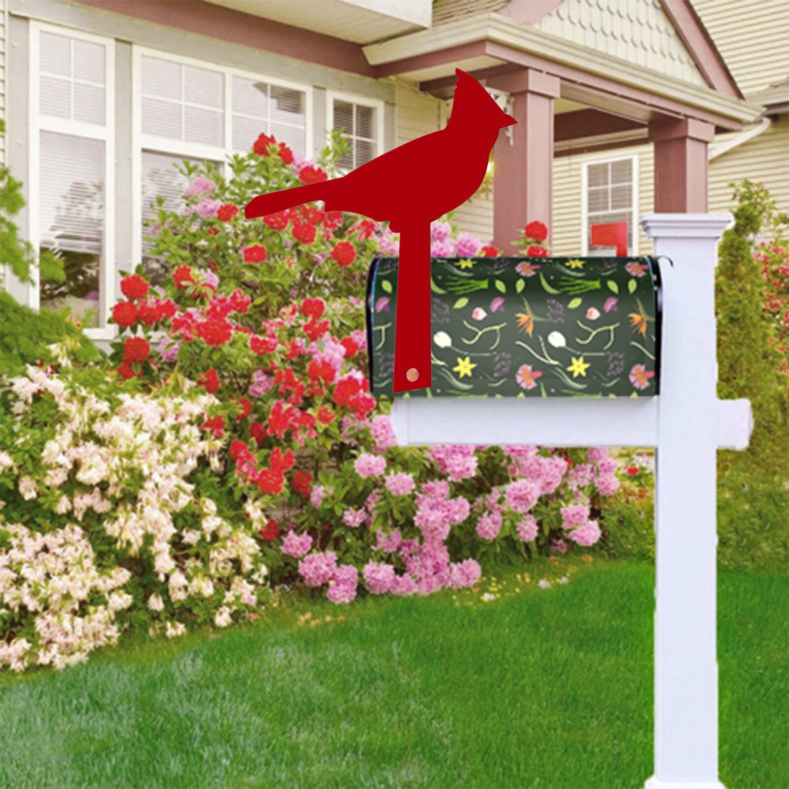 Universal Mailbox Post Box Acrylic Plastic Replacement Flag 1.5cm Hole All Weather