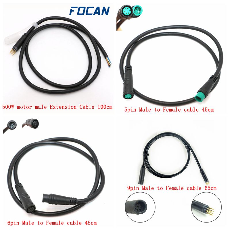Julet Waterdichte Kabel Bafang Uitbreiding Cale Motor Licht Ebrake Throttle Display 2 3 4 5 Pin Ebike Conversie Kabel