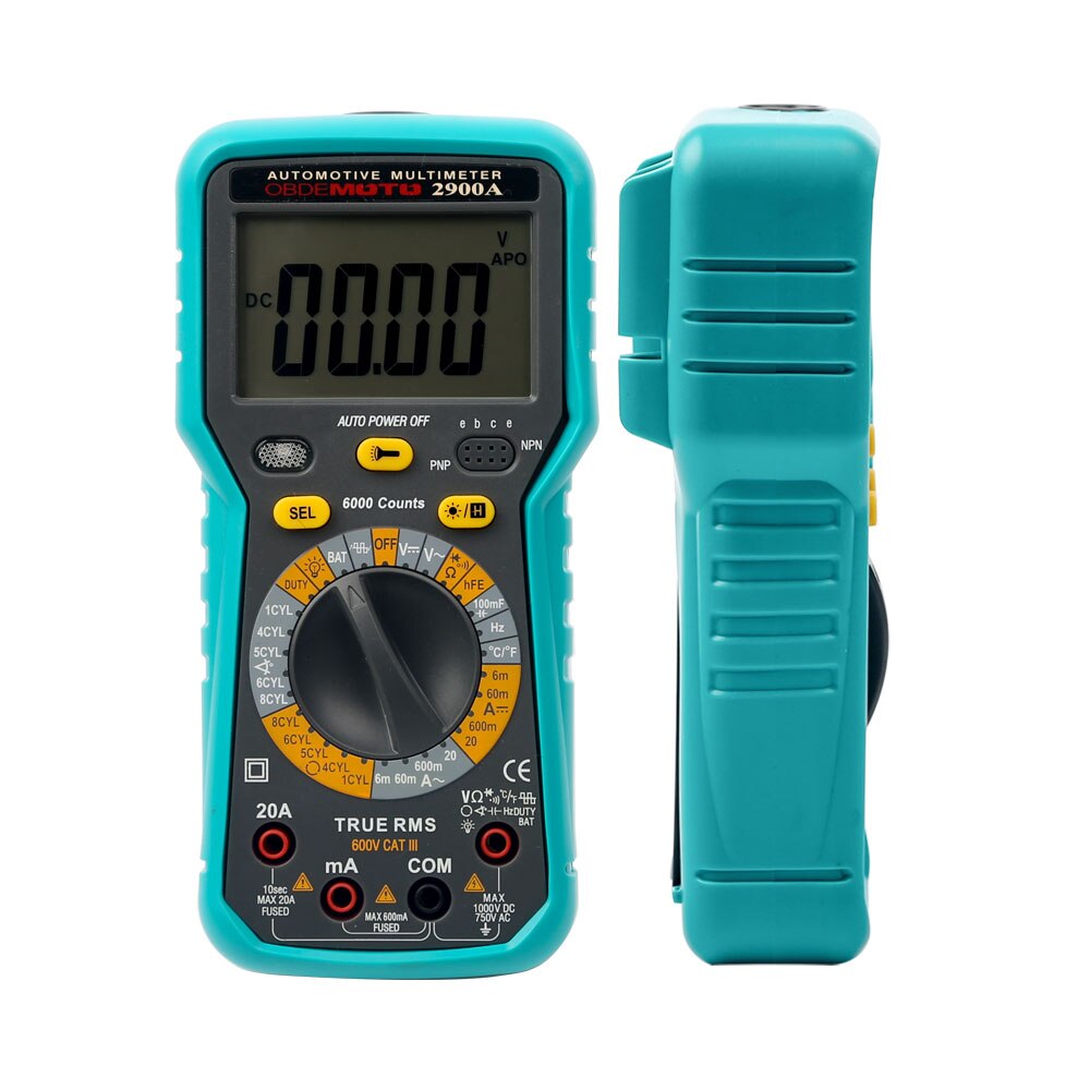 Master Product Obdemoto 2900A Intelligente Digitale Multimeter Voor Automobiles