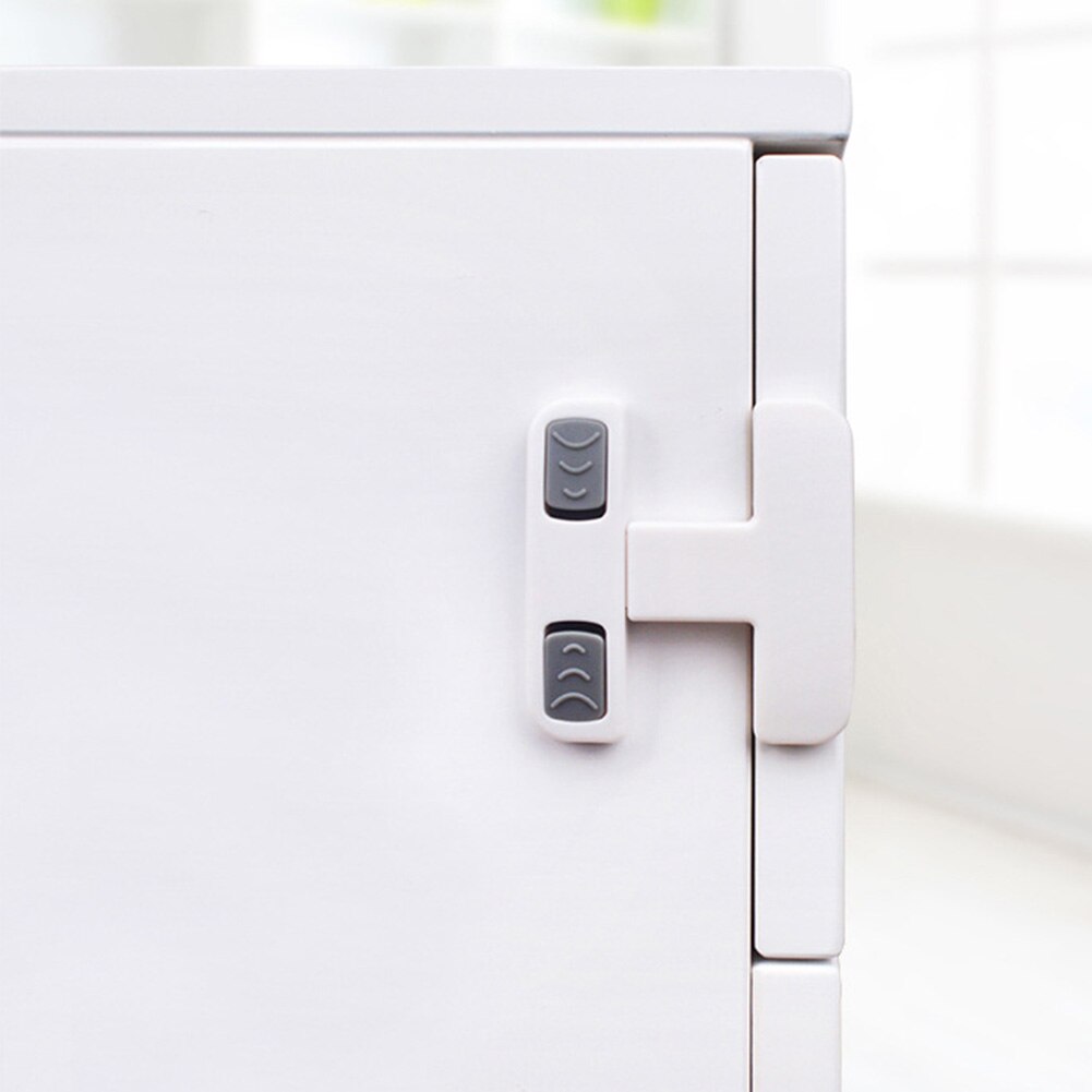 Kind Safty Beschermende Koelkast Sleutel Venster Restrictor Koelkast Lock Beveiliging Kids Vriezer Deur Terug Lijm Kast Installeren