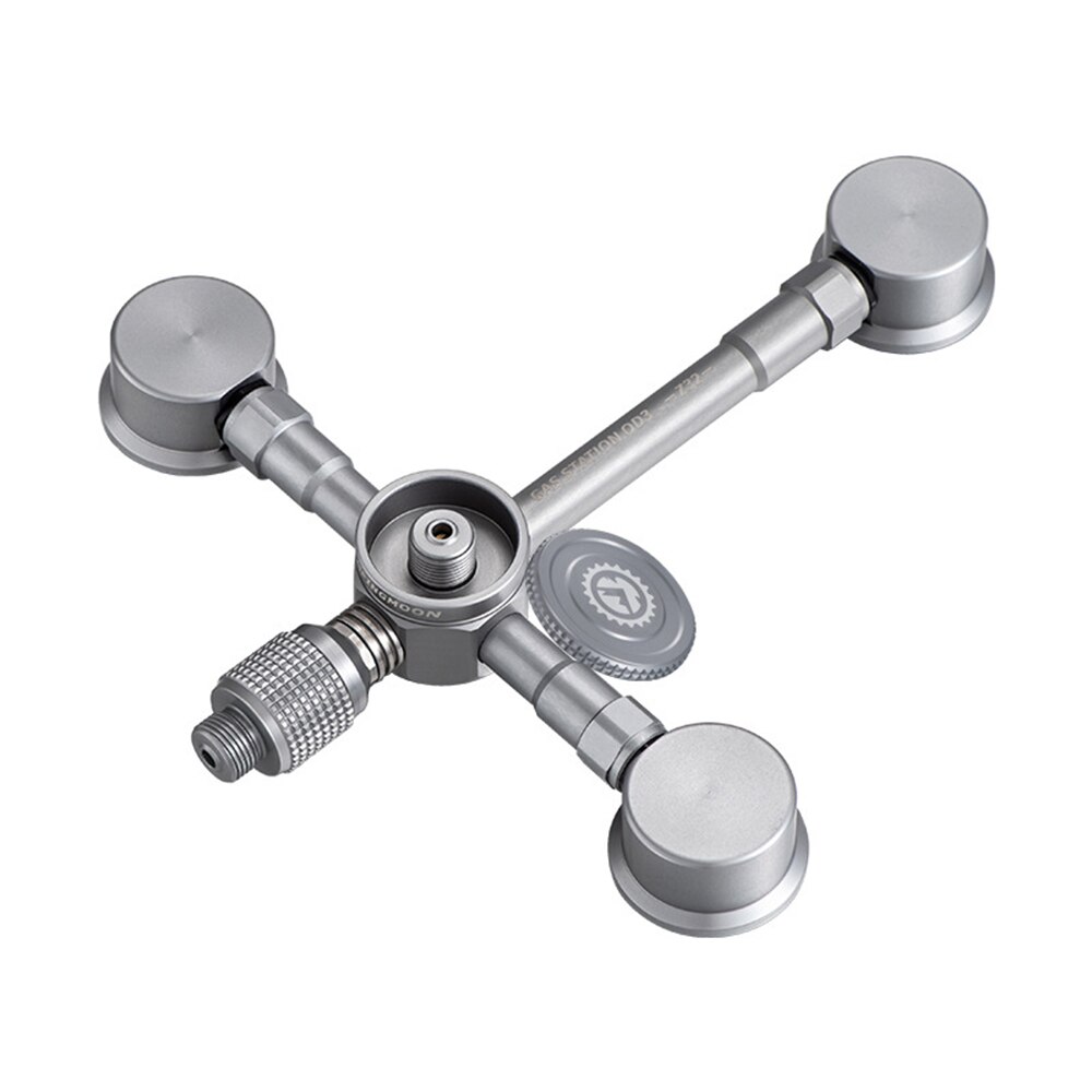 Adattatore butano 3 In 1 CAMPINGMOON con staffa stabile adattatore per conversione testa cartuccia Gas ugello tipo bottiglia convertitore butano: 3 In 2