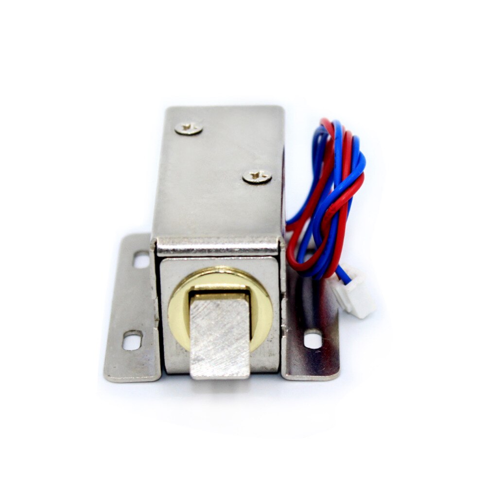 Cerradura electrónica subminiatura de 12V y 0,4 A, ensamblaje de liberación de puerta, Bloqueo de Control de acceso solenoide
