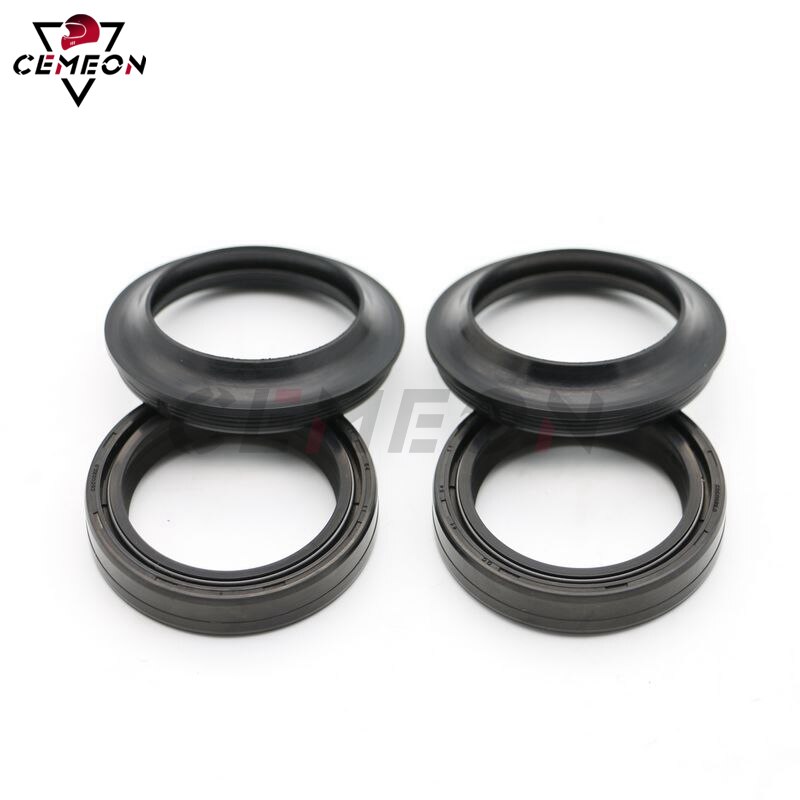Fork Oil Seal & Dust Seal Kit For HONDA CR125R CR250R CR500R CRF250L NC700JD NC700X XR400R XR600R XR650L XR750L VFR750R VFR800: Ivory