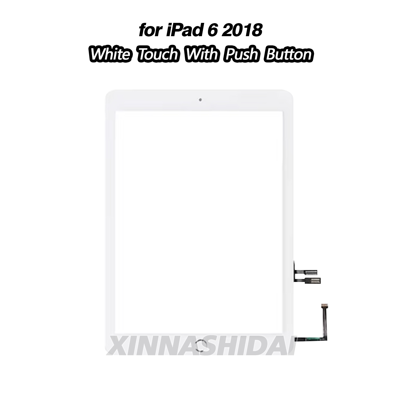 Voor iPad 6 6e Gen A1893 A1954 touch Screen Panel Digitizer Voor Glas Vervangende onderdelen: Goud