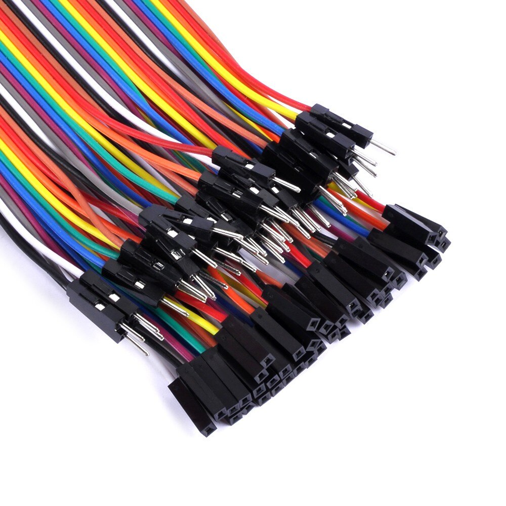 Jambers Arduino 40 CABLES MACHO HEMBRA 10cm jumpers dupont 2,54 ar... – Grandado