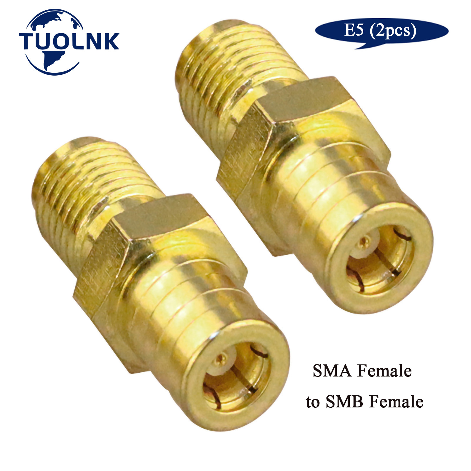 SMA SMB Connector Kit Antenna Coax Adapter SMB to SMA Male to Female RF Coaxial Connector Kits Lot/4pc 2pcs.lot: Ivory