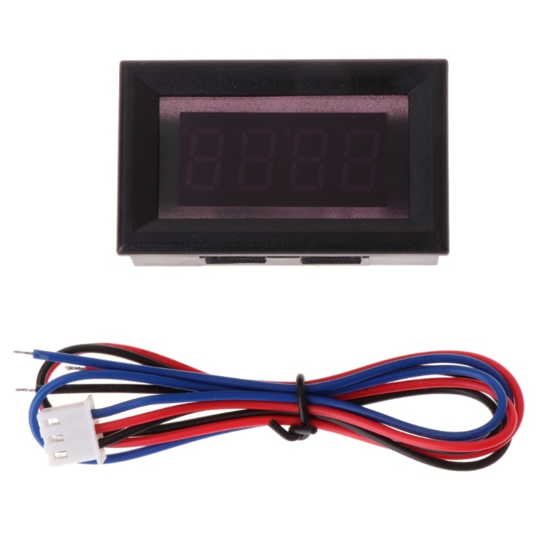 Red LED car motorcycle digital tachometer and engine tachometer tachometer with battery overvoltage alarm