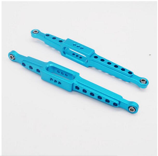WLtoys K949 10428-A 10428-B 10428-C piezas de repuesto de coche teledirigido metal actualización accesorios brazo oscilante Barra de eje trasero C asiento de dirección: Rear swing arm