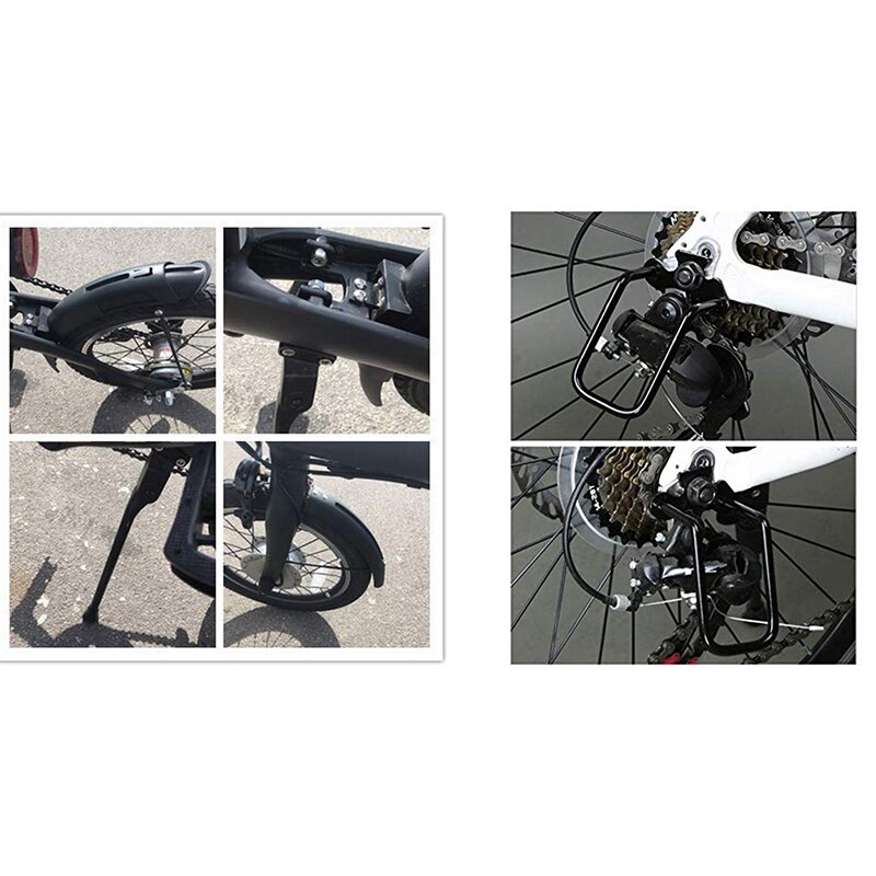 for Xiaomi Qicycle EF1 Electric Bike Rear Derailleur Protector Guard Bar Hanger Avoiding Damage &amp; Mudguard and Kickstand Tyre Sp