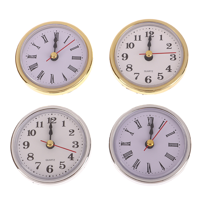 Klassieke Klok Ambachtelijke Quartz Uurwerk 2-1/2 "(65Mm) Ronde Klokken Kop Invoegen Romeinse Nummer Klok Arabisch Nummer Klokgereedschap