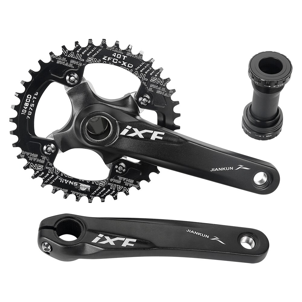 Mtb Crankstel Mtb Bike Smalle Brede Kettingblad 32T/34T/36T/38T/40T 104 Bcd Al Cnc Fiets Crank Voor Shimano Fiets Onderdelen