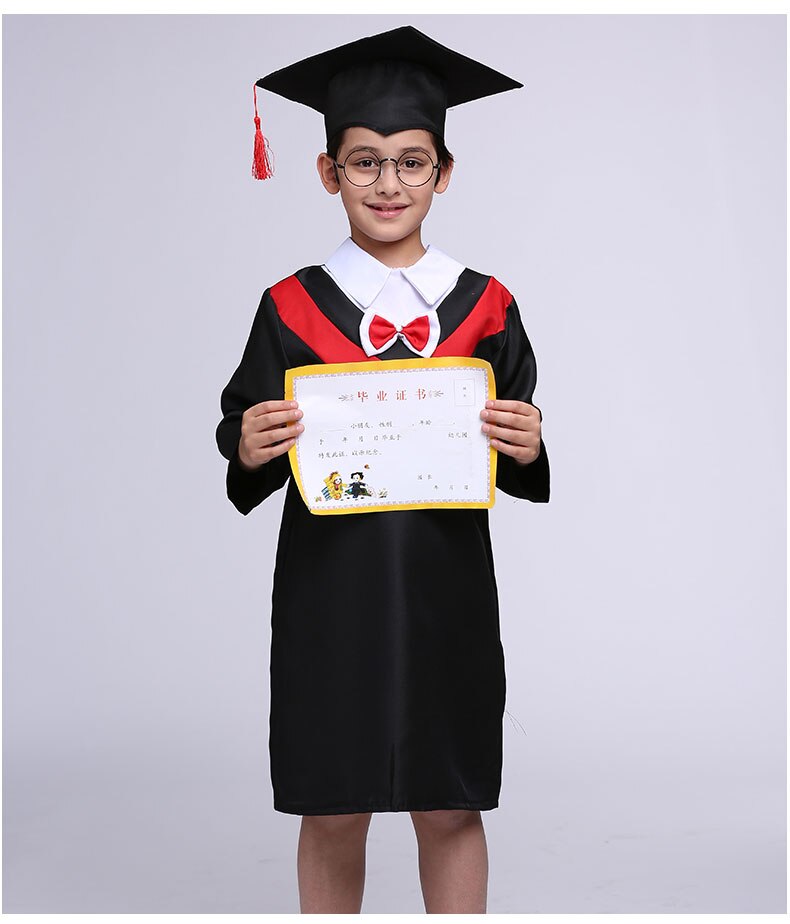 Ropa académica para niños, uniformes de Doctor y escuela, trajes de graduación para chico, disfraces de estudiantes, traje graduado para niña y niño