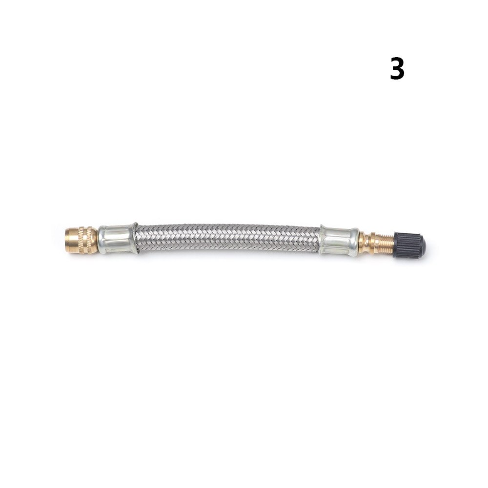 Dysza ze stali nierdzewnej/gumy dla Xiaomi Mijia skuter M365 rozszerzony zawór opony Adapter dysza skuter elektryczny MTB narzędzie rowerowe: 140mm  3