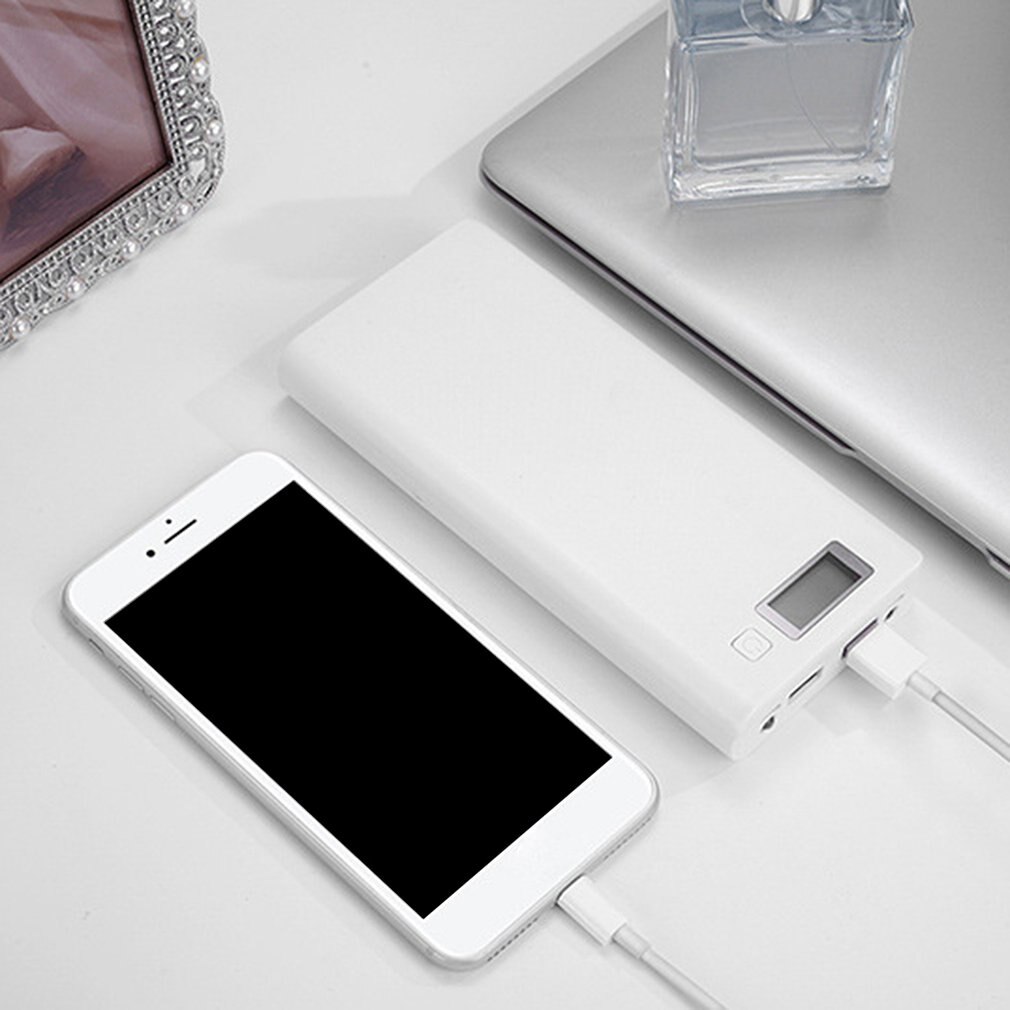 8*18650 battery Portable Power Bank Case Kit Digital Display Welding-Free 8*18650 Mobile Power Box Kit Portable Battery Shell