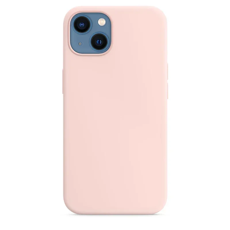 Funda de silicona líquida de animación oficial para iPhone 13 Pro Max 13 Mini con funda Magsafe, funda protectora de carga inalámbrica