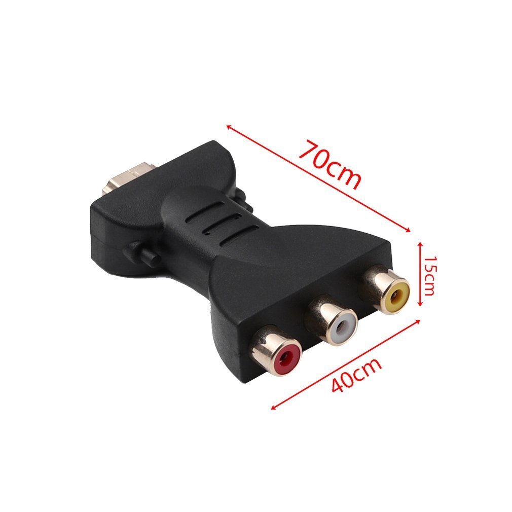 Av Digitale Signaal Hdmi-Compatibel 3 Rca Audio Adapter Component Converter Video Audio Adapter Av Component Converter
