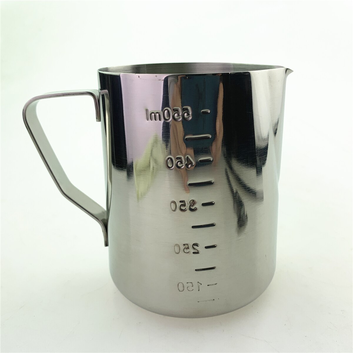Thickened Stainless Steel Sharp-nosed Etched Cup with Graduated Measuring Cup Etched Cylinder Milk Froth Pot Fancy Coffee