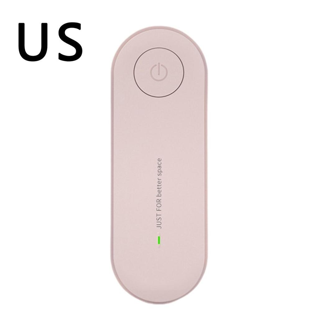 Désodorisant d'odeur de purificateur d'air d'ion négatif Durable enlèvent l'usage à la maison de retrait de formaldéhyde de suppression de fumée de poussière: Pink US