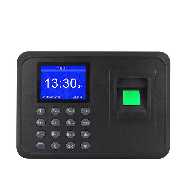 Intelligente Fingerabdruck teilnahme maschine passwort teilnahme maschine Chinesischen und Englisch pendeln schlagen karte maschine multi-lang