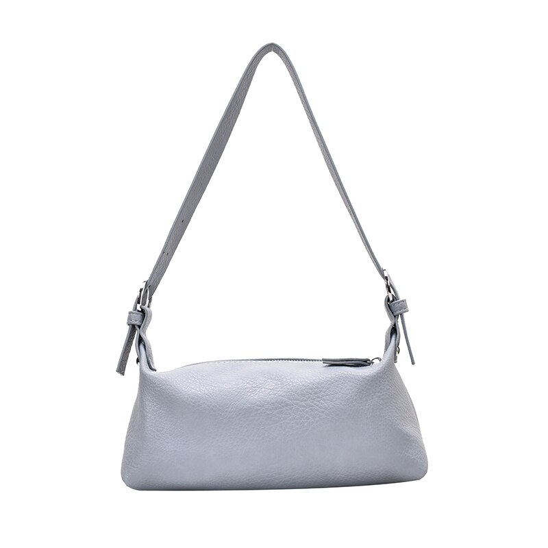 Hobos, bolsos Vintage para mujer, , Bolso pequeño de hombro, estilo Retro sencillo, bolsos de mano para mujer, Mini bolsos de mano para mujer: Blue shoulder bag