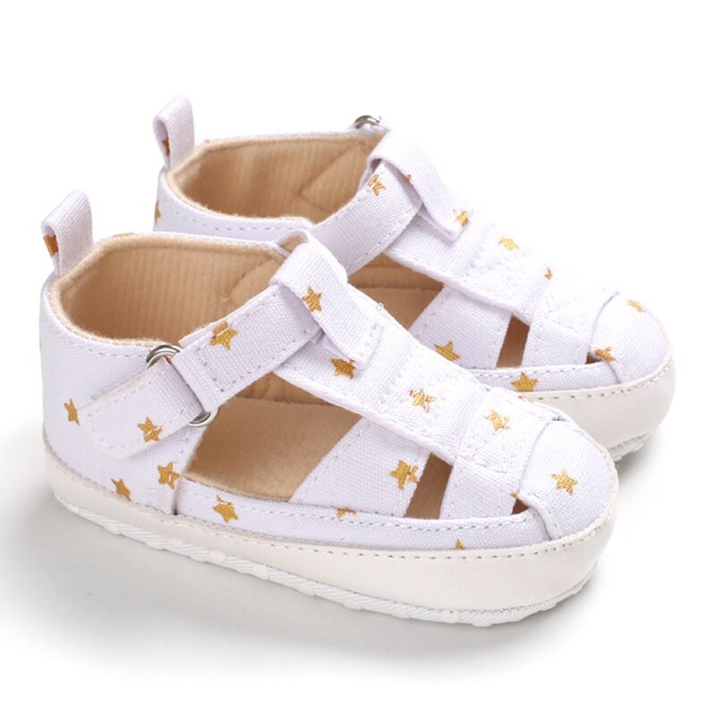 Baby Jongens Sandalen Zomer Baby Jongens Print Ademende Anti-Slip Schoenen Sandalen Peuter Zachte Zolen 0-18 monthes: Donkergrijs / 0-6 months
