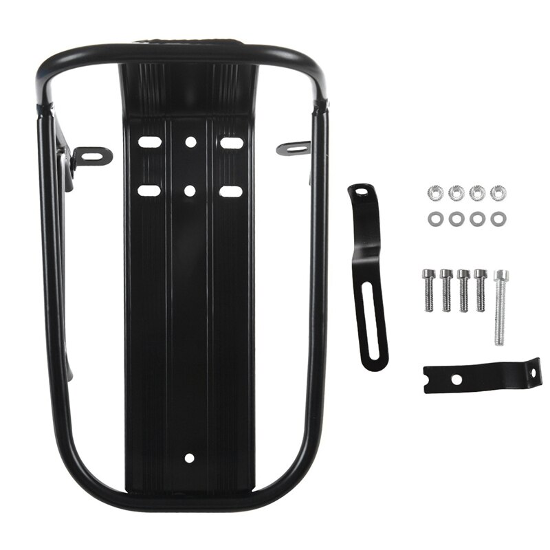 Aluminum Alloy Mtb Road Bike Bicycle Front Rack Carrier Panniers Bag Carrier Luggage Shelf Cycling Bracket Durable &amp; Sturdy