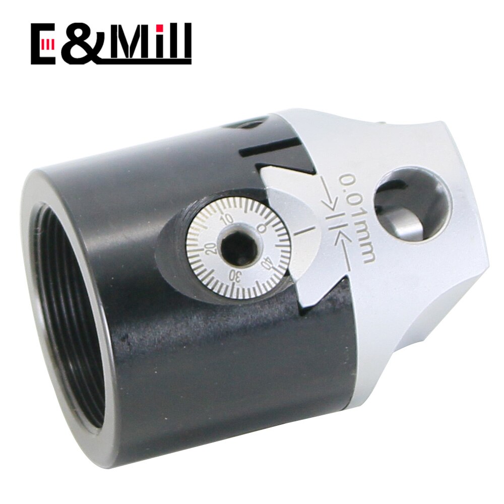 Tête d'alésage de Type F1 2/3/4 pouces 50/75/100mm, 12/18/25mm, barre d'alésage pour fraiseuse + clé hexagonale
