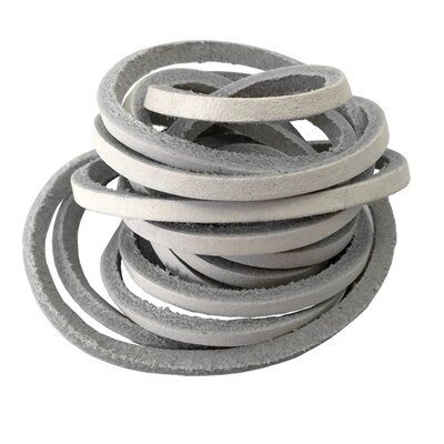 1 PCS of Rawhide Leather Shoelaces 1/8" Shoestrings Boot Shoe Laces 280cm Long/110 Inch: white