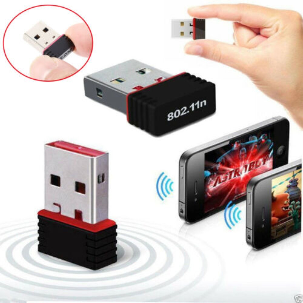 mini PC WiFi adapter 150M antena WiFi na USB bezprzewodowa karta sieciowa komputera 802.11n/g/b przenośne odbiorniki USB wysokiej jakości Wifi