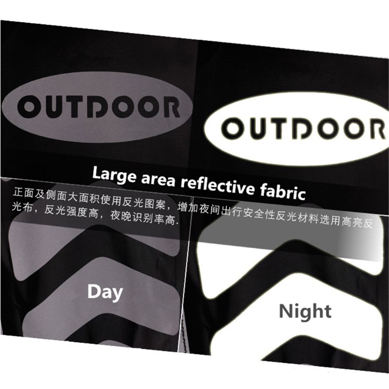 20-55L Reflective Backpack Cover Outdoor Cycling Hiking Sports Bag Waterproof Rainproof Covers Rucksack Rain Cover