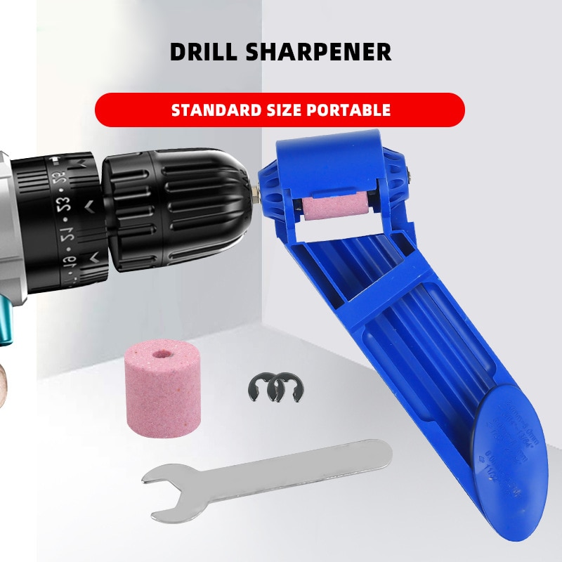 Portable Grinding Wheel Sharpener Drill Bit Wear Resisting Corundum Electric Titanium Drill Grinding Wheel Auxiliary Tool