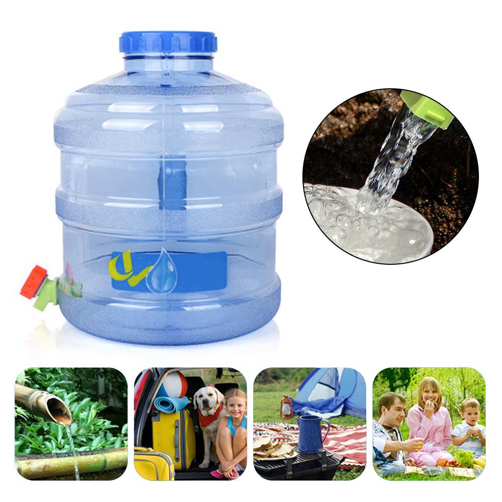 12L Free Water Bucket Carrier Water Container Beverage Dispenser Portable Hydration Bucket Picnic Camping