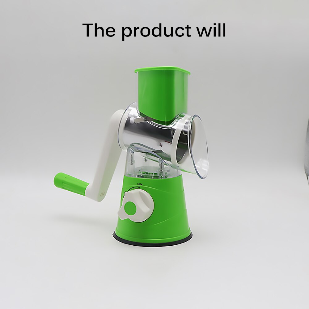 Multifunctional Hand Crank Rolling Shredder Vegetable Slicer Chopper Rotary Cheese Grater Kitchen Tools Crank Rolling Shredder